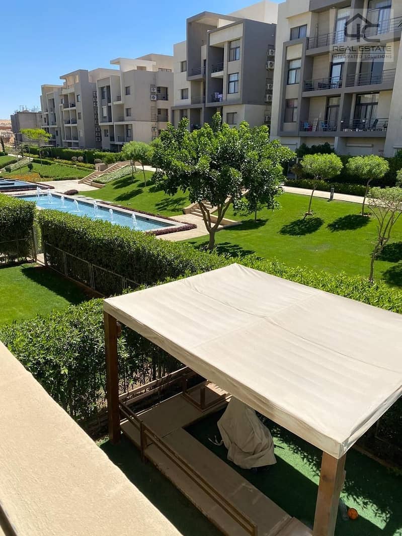 3 bedroom apartment 147m with landscape view, less than market price, 1 million pounds, prime location in Al Marasem 1