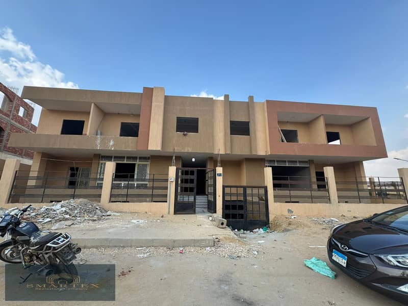 Apartment 191 m for sale in the third district west next to the middle link and minutes from the Suez Road 1