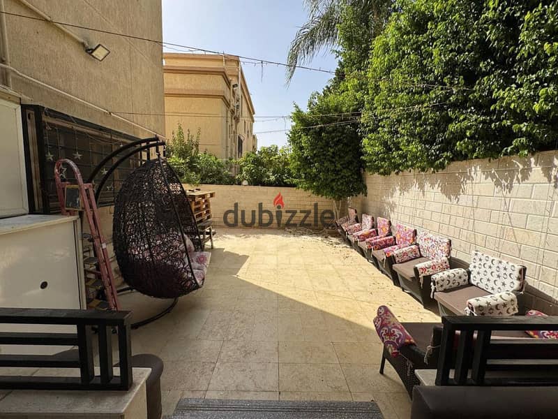 villa for sale fully finished& furnished  360m +170m garden with special elevator at rehab city 5