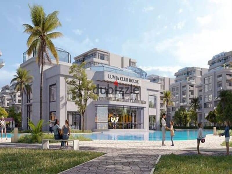 Apartment for sale in Prime Location in the new administrative capital in the R7 area in Lumia Compound direct view on the lagoon 1