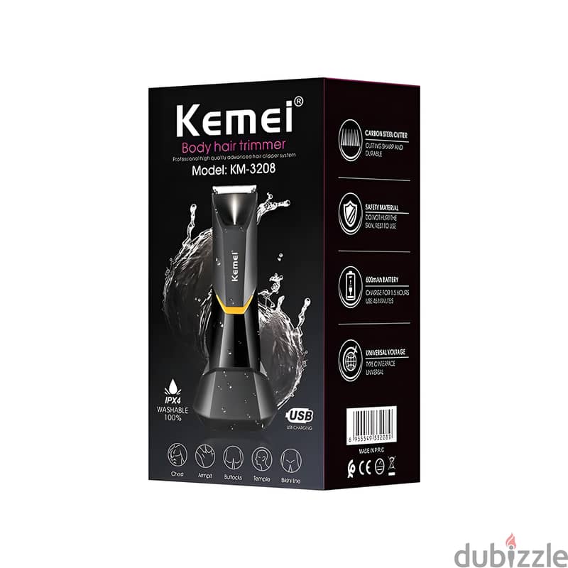 ماكينة حلاقة KEMEI 3208 (شحن مجاني جميع المحافظات) 3