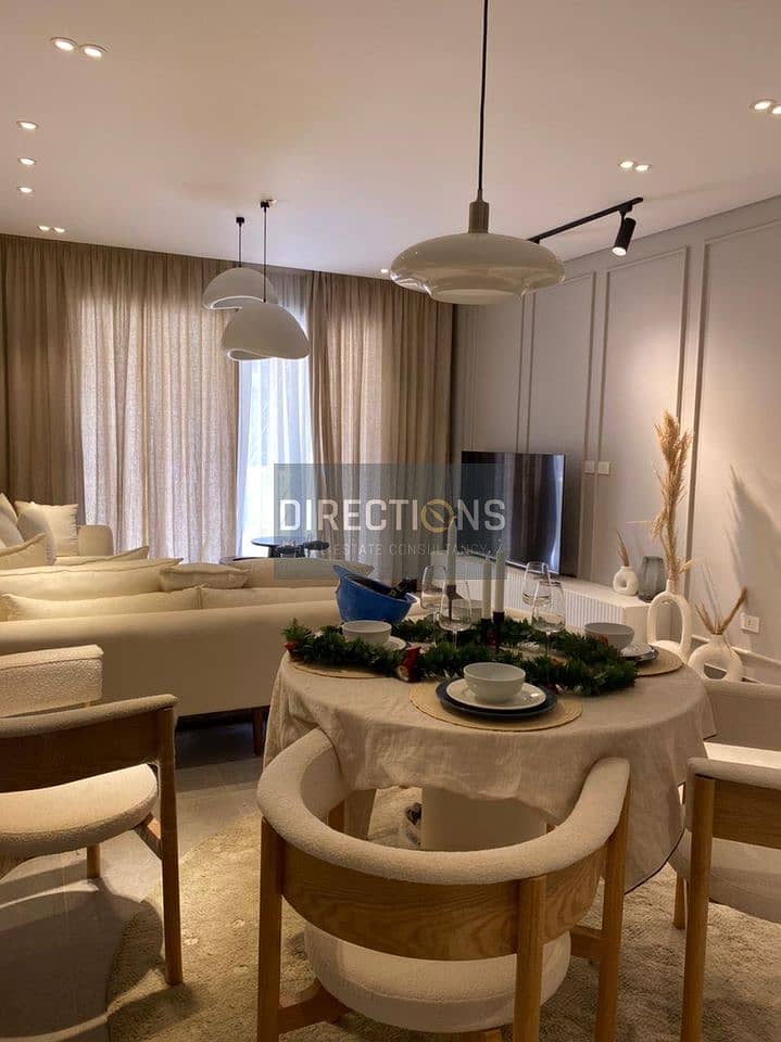 Apartment for sale, finished with air conditioners, installments, in Village West Sheikh Zayed, next to Hyper One, village west elsheikh zayed Dorra 2