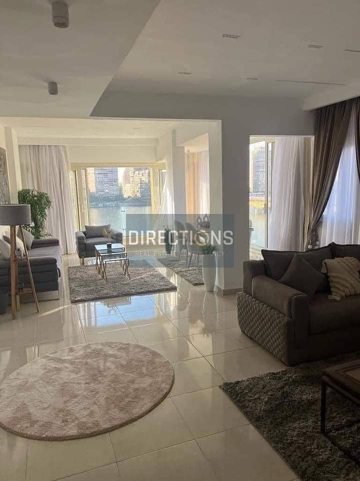 Directly on Maadi Corniche, a fully finished apartment + furniture and air conditioners, ready to move in | Reve Du Nil | Beside Hilton Maadi 4