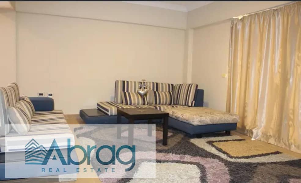 For rent, a fully furnished twin house with 4 rooms, Super Lux, in Al Yasmine Compound, Sheikh Zayed 1