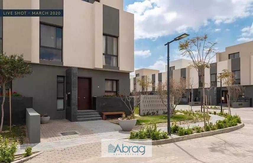 Apartment for sale, 138 sqm, in Al Burouj Compound, finished, ground floor with garden, first stage 4