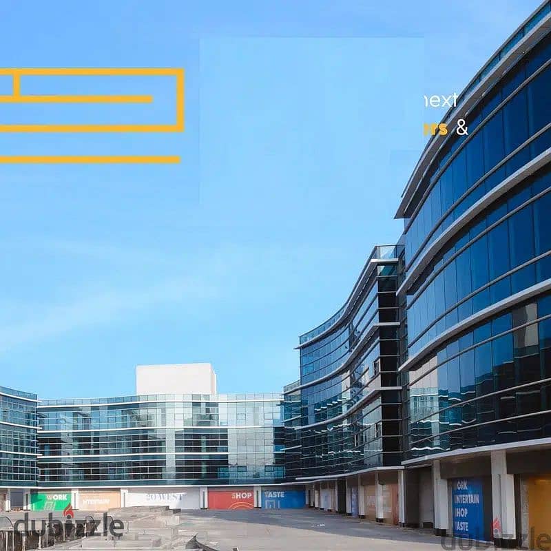 For rent, a complete administrative building of 3600 meters in Sheikh Zayed, next to Capital, on the axis 1