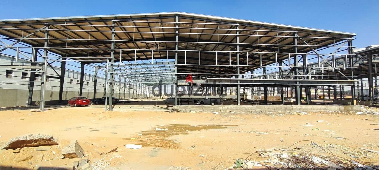 Receive Your Factory Ready For Operation On Land 48,000 Sqm, 6 Truss On 29484 Sqm, 3 Megawatt Electricity, In Industrial Compound In 10th Of Ramadan 6