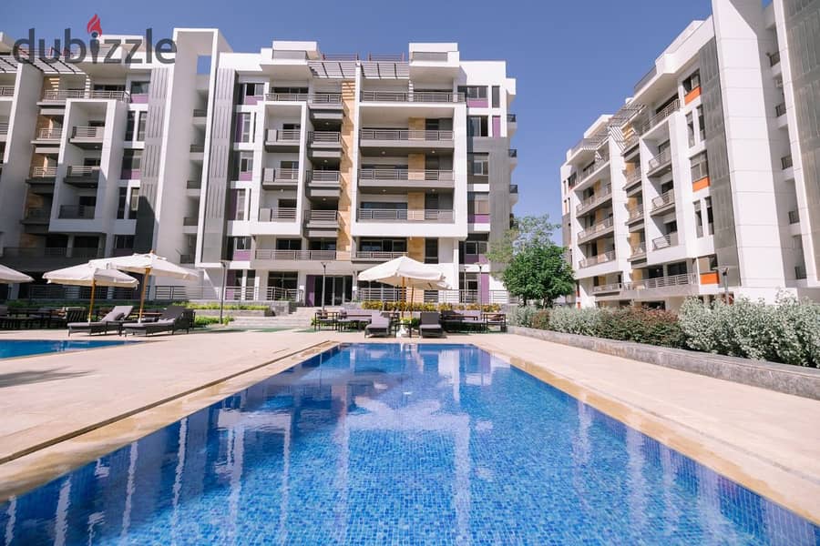 Two bedroom apartment for sale in front of Dar Misr Fifth Settlement 4