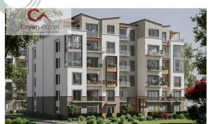 Apartment for sale in Hyde Park, Fifth Settlement Compound, 133m apartment for sale, delivery 2027, installments over 8 years 2