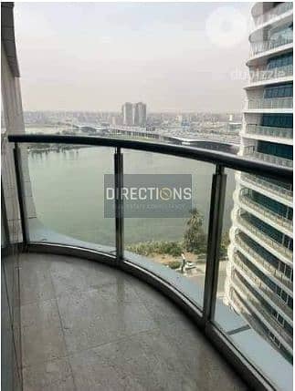 Direct view of the Nile Tower, an immediate apartment, fully finished with furniture and appliances, in Reef du Nile, next to Hilton Maadi 7