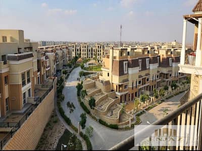 Apartment for sale in Sarai Compound in New Cairo with the lowest down payment and an 8-year payment plan (132 m²)