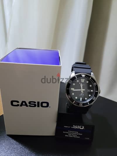 Casio Duro MDV-106 black 44mm