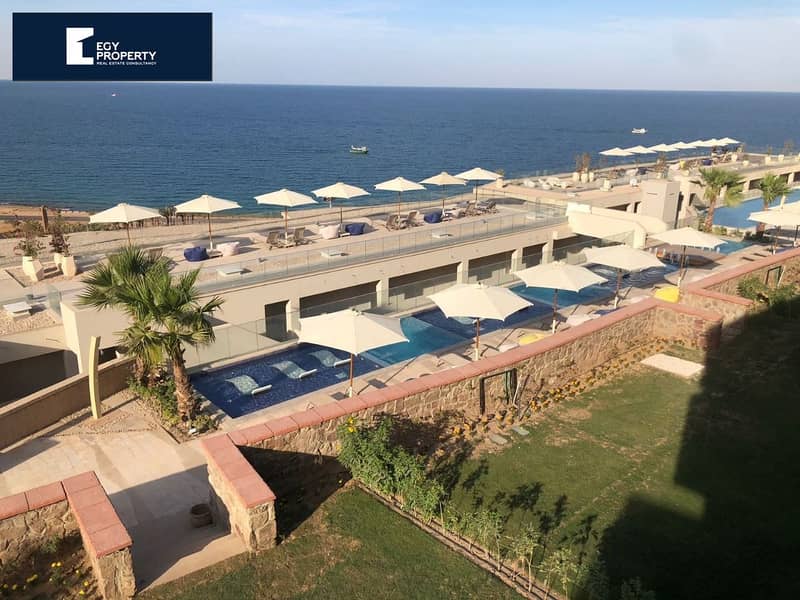 Twin House Same Price As Chalet Direct To The Sea and Lagoon  In Il Monte Galala - Ain El Sokhna For sale Fully Finished 0