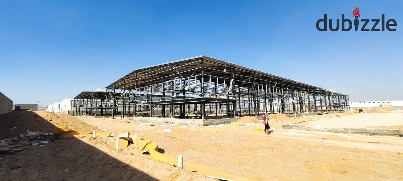 Receive Your Factory Ready For Operation On Land 72,000 Sqm, 9 Truss On 44226 Sqm, 4.5 Megawatt Electricity, In Industrial Compound In 10th Of Ramadan 8