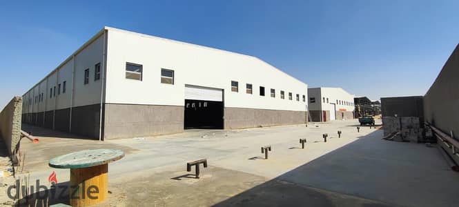 Factory For Sale In 10th Of Ramadan City In The Best Industrial Compound, 80000 Sqm, With Buildings On Area 51140 Sqm, In The Largest Industrial Area