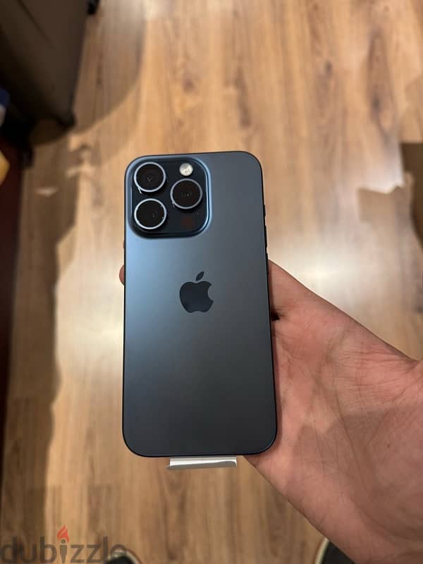 iphone 15 pro blue titanium  0 cycles 2