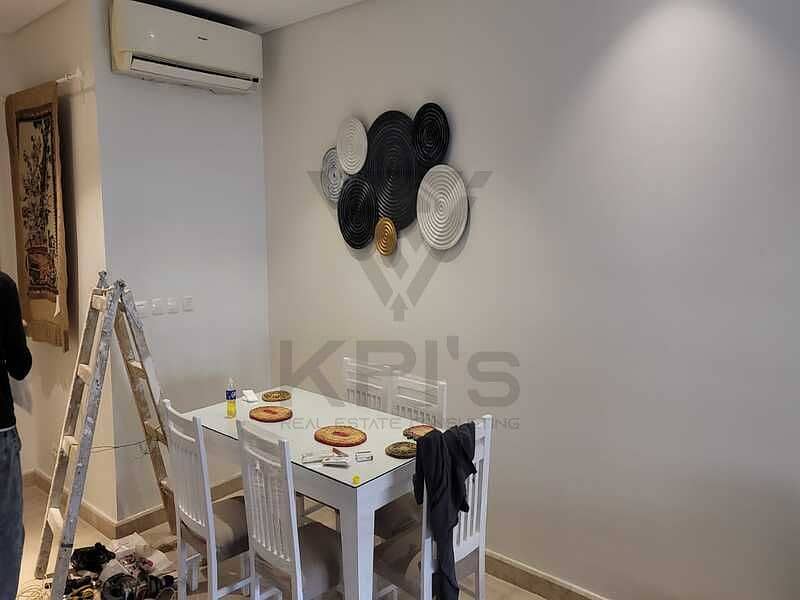 Apartment Fully finished and furnished with AC`s in Mivida 6