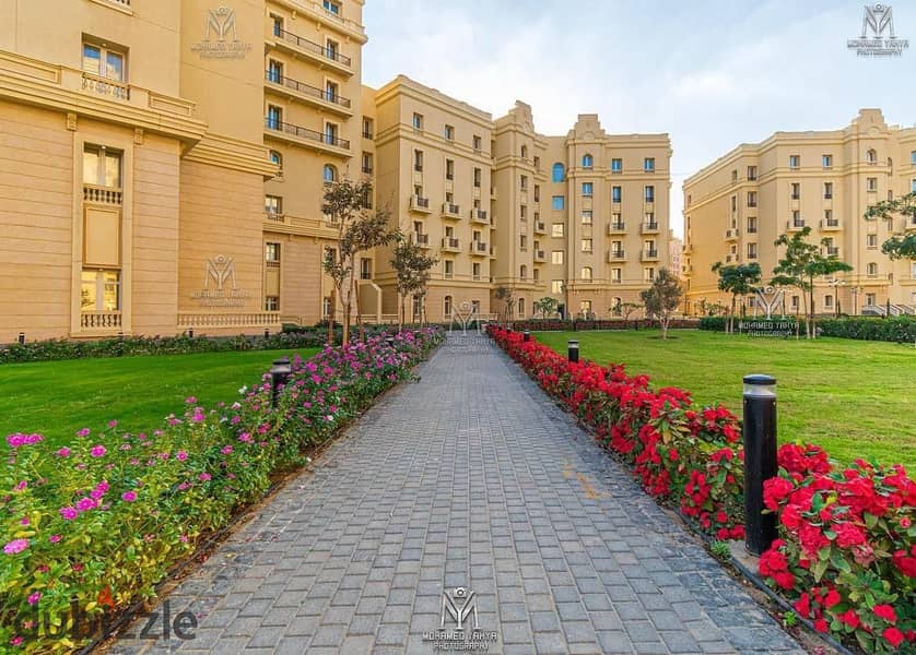 شقة للبيع بمقدم 5% استلام فوري بالتشطيب في نيو جاردن سيتي في العاصمة الادارية كمبوند جاردن سيتي Garden City Compound 1