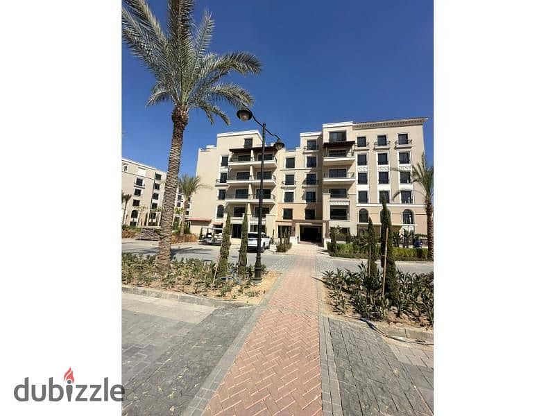 Apartment for sale, immediate receipt, fully finished, with air conditioners, in Village West Compound in the heart of Sheikh Zayed 3