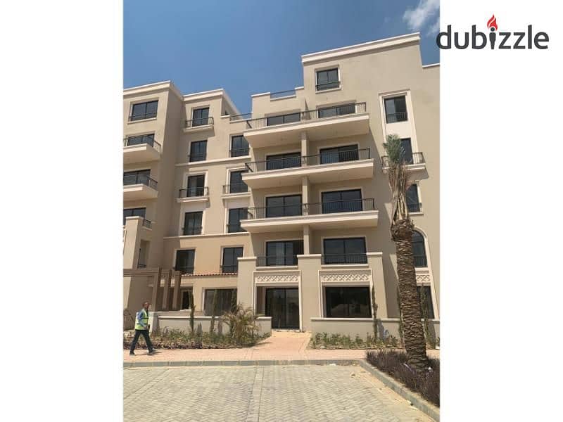 Apartment for sale, immediate receipt, fully finished, with air conditioners, in Village West Compound in the heart of Sheikh Zayed 6