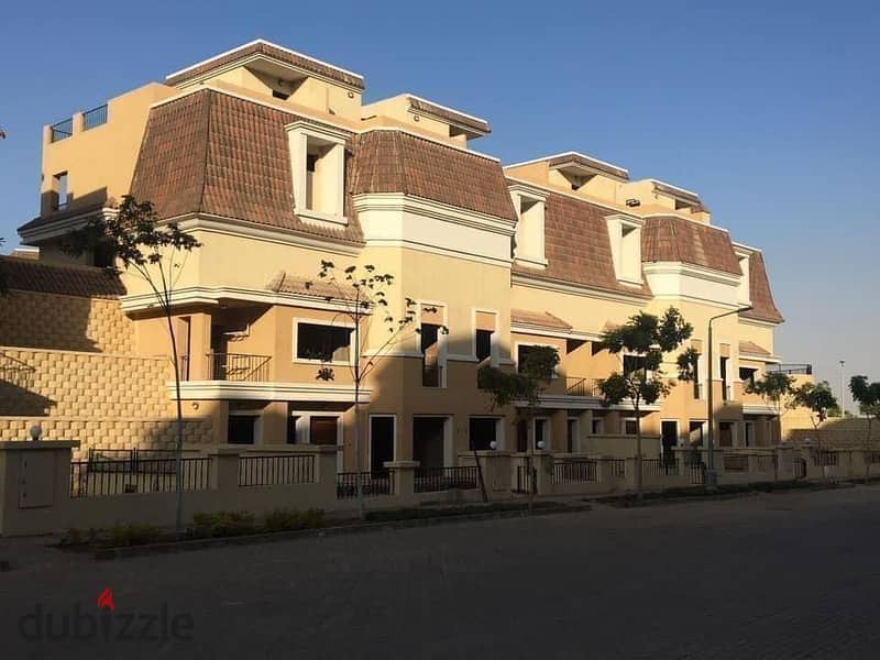 Town House for sale with a 42% discount in The Butterfly Compound in the heart of Mostakbal City next to Madinaty at the lowest price 11