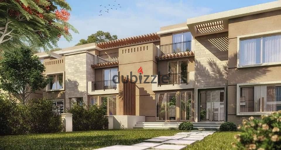 Town House for sale with a 42% discount in The Butterfly Compound in the heart of Mostakbal City next to Madinaty at the lowest price 13