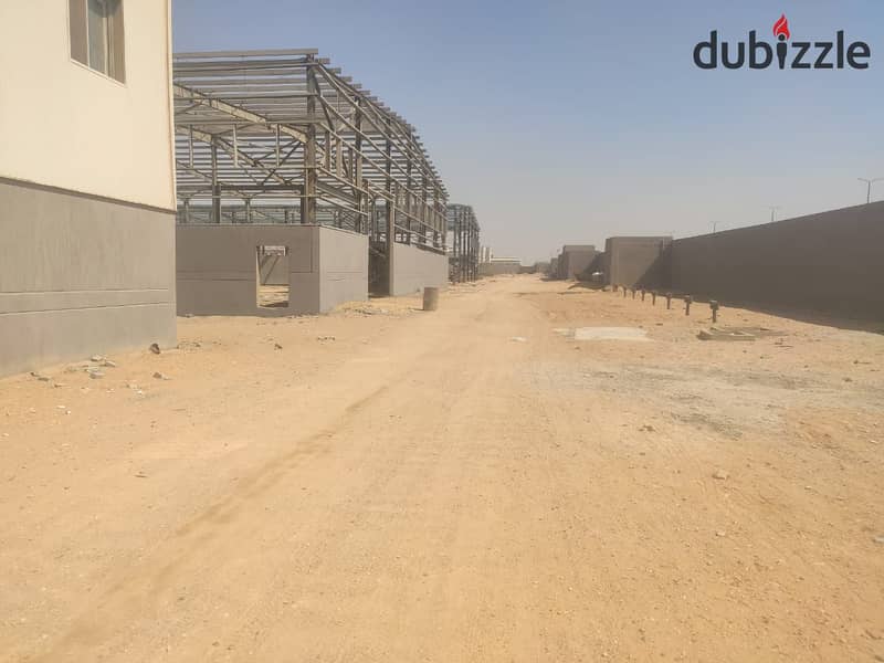 Receive Your Factory Ready For Operation On Land 88,000 Sqm, 11 Truss On 54054 Sqm, 5,5 Megawatt Electricity In Industrial Compound In 10th Of Ramadan 2