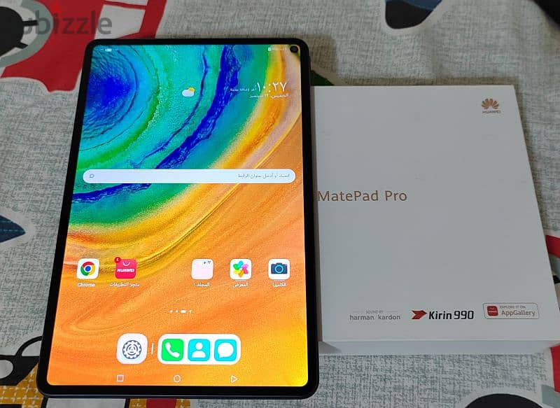 النسخة البرو الأعلى هواوي Matepad Pro 10.8 رام 8 ذاكرة 256 بيشغل شريحة 1