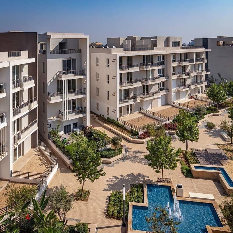 ادفع 50% واستلم فوري شقة في الشيخ زايد متشطبة بالكامل بالتكييفات كمبوند فيلدج ويست درة village west dorra sheikh zayed 7