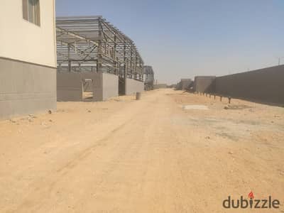 Receive Your Factory Ready For Operation On Land 96,000 Sqm, 12 Truss On 58,968 Sqm, 6 Megawatt Electricity In Industrial Compound In 10th Of Ramadan