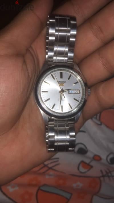 seiko 5 ( 21 Jewels ) silver & Gold (Automatic)