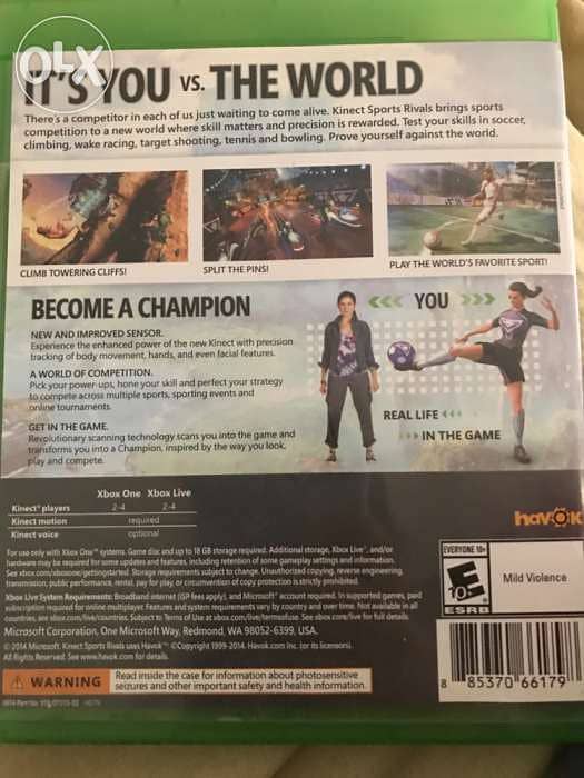 Kinect Sports Rivals Xbox one 2