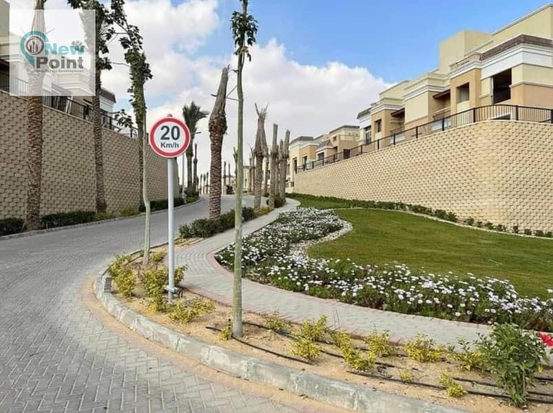 At the best price in New Cairo, own a townhouse villa in Sur in Madinaty | Sarai Compound 8