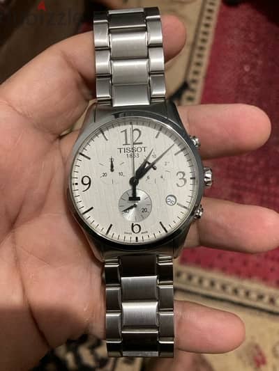 tissot watch original ساعة تيسوت اصلية بحالة الزيرو بدون اى مشاكل