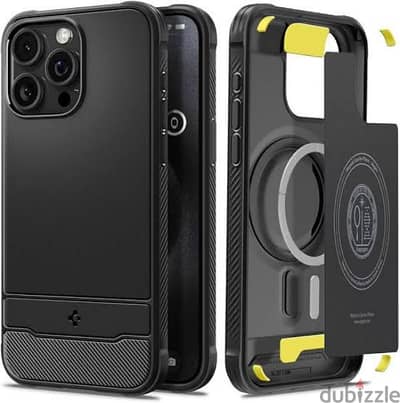 Apple Iphone 15 Pro Max Spigen Magfit Case Cover جراب ايفون 15 ماكس