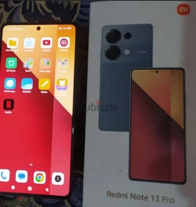 redmi note 13pro 256 /8ram شبه جديد للبدل بـ iphone 11pro