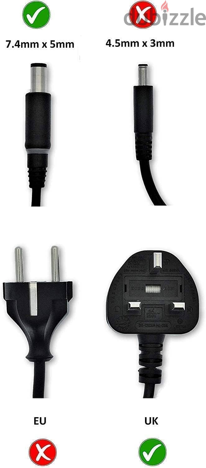 charger power adapter dell laptop 130w - شاحن ادابتور 2