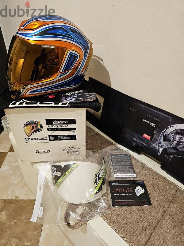 icon helmet brand new 2024 from USA  خوزة 10