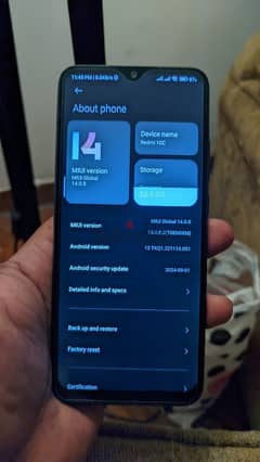 Redmi 10c بحالة الجديد تماما 0