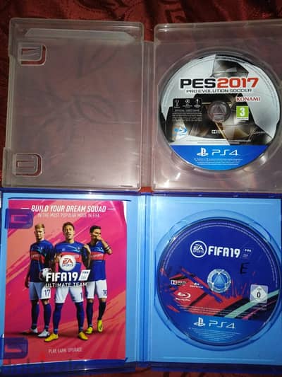 FIFA 19 cd ps4 و PES 17