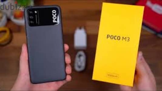 POCO M3 NEW BATTERY 6000 / 128 G / RAM 4 / TAKE 2 SIM + MEMORY CARD