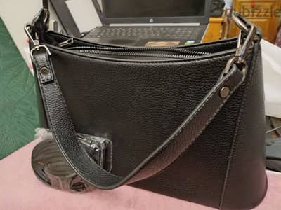 PIXI leather new handbag with optional cross