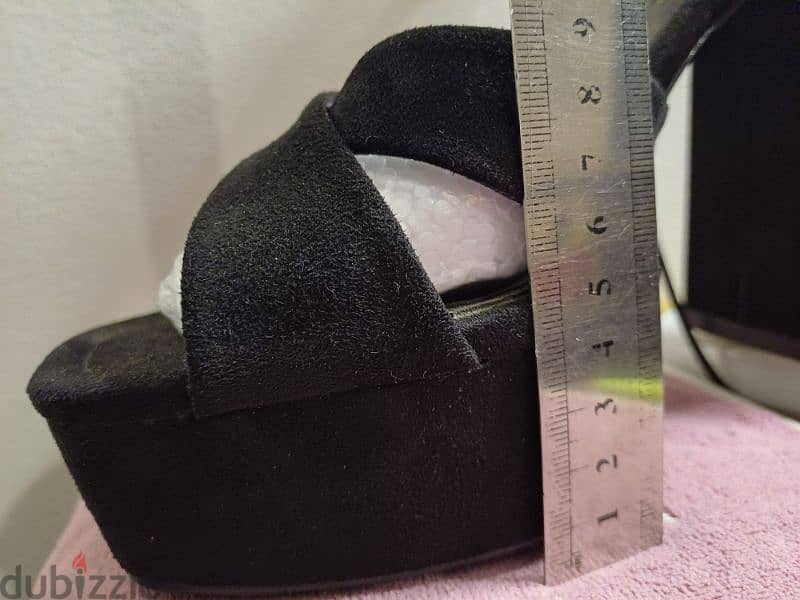 PIXI high heals chamois sandals used once size 37 5