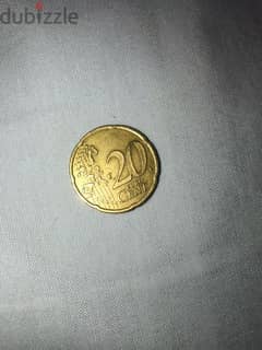 20 يورو سنت اللماني حرف f 0