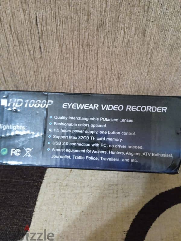 Eyewear video Recorder 1