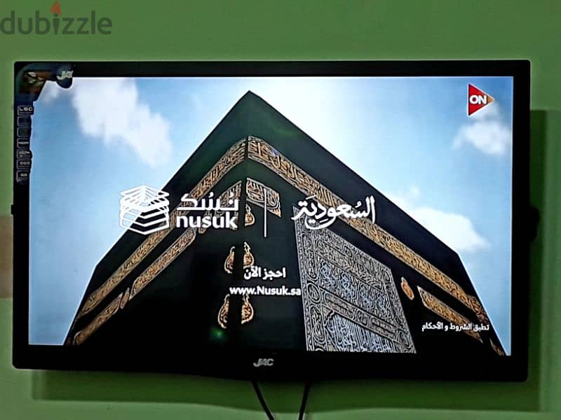 بدون اى عيوب او خدوش ومحلتش مسمار كلجديده 32بوصه full HD LED JAC 2