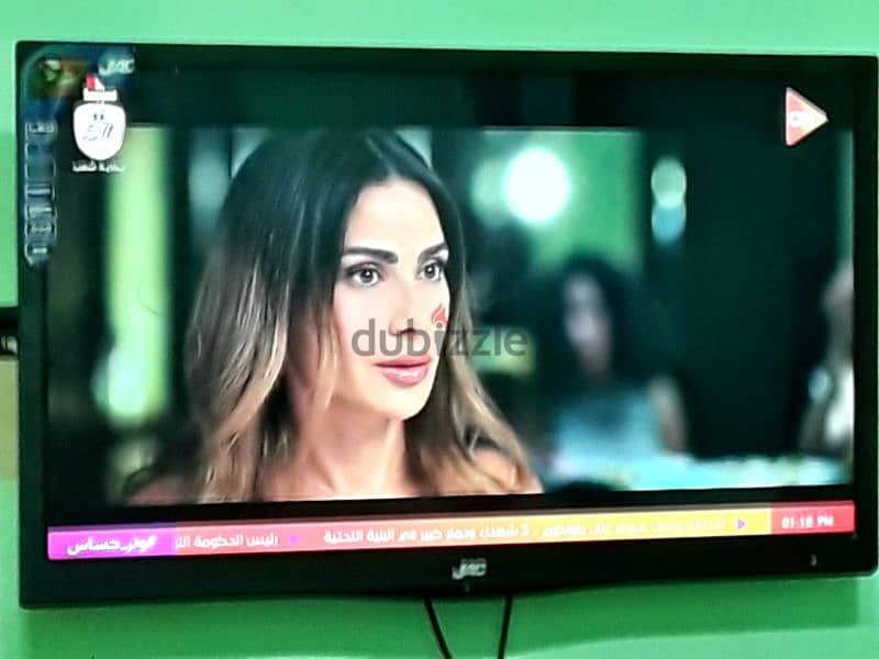 بدون اى عيوب او خدوش ومحلتش مسمار كلجديده 32بوصه full HD LED JAC 5