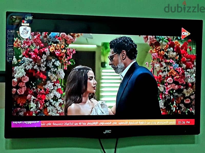 بدون اى عيوب او خدوش ومحلتش مسمار كلجديده 32بوصه full HD LED JAC 12