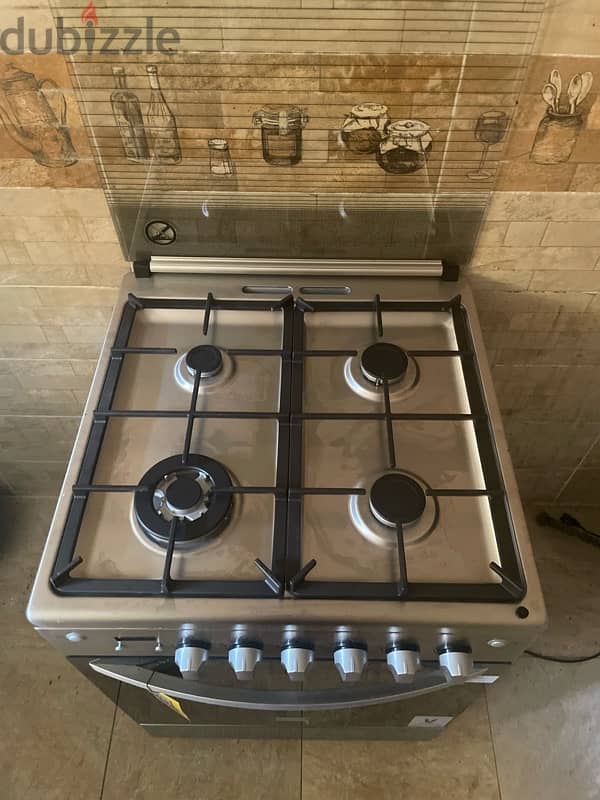 بوتاجاز زانوسي كوول ماكس stainless steel 4 burners 1