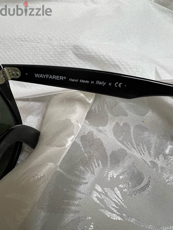 ريبان واى فير أصلية rayban WAYFARER HAND Made Italy original 5